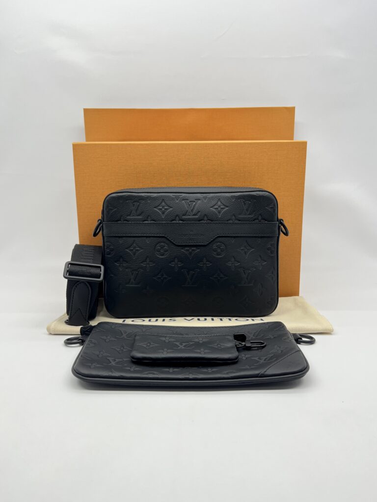 Louis Vuitton Trio Messenger Monogram Shadow Black