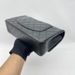 Chanel Medium Classic D Flap Lambskin Black GHW