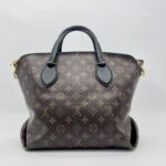 Louis Vuitton Flower Zip Tote MM Monogram Noir GHW