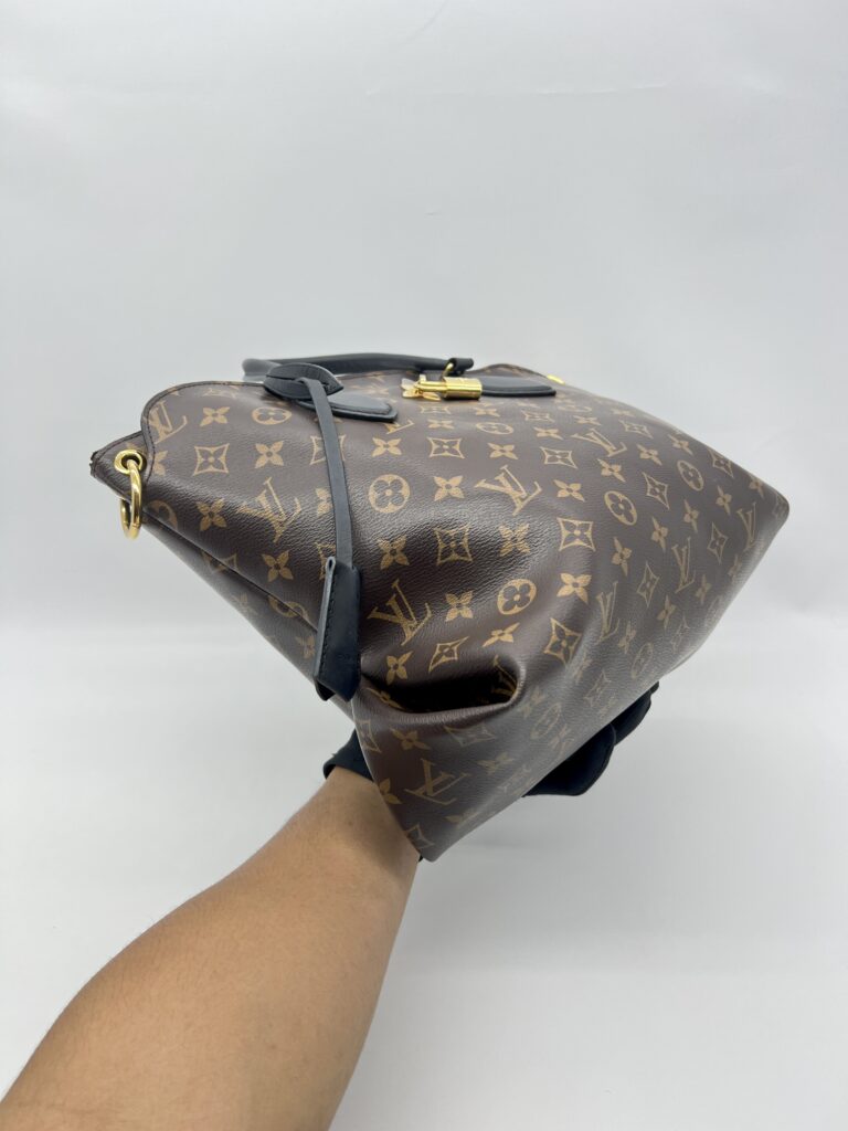 Louis Vuitton Flower Zip Tote MM Monogram Noir GHW