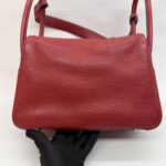Hermes Lindy 26 Clemence Rouge Garance GHW