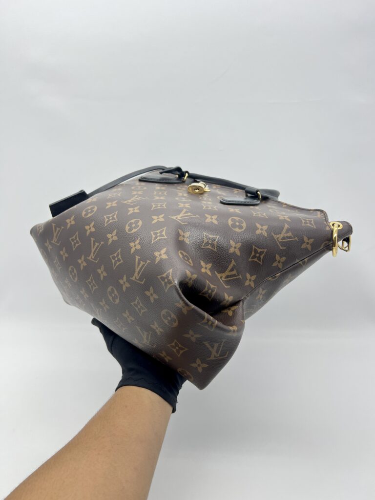 Louis Vuitton Flower Zip Tote MM Monogram Noir GHW
