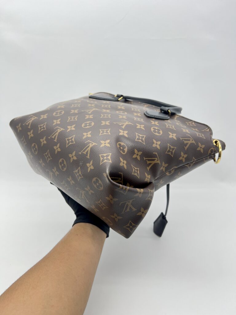 Louis Vuitton Flower Zip Tote MM Monogram Noir GHW