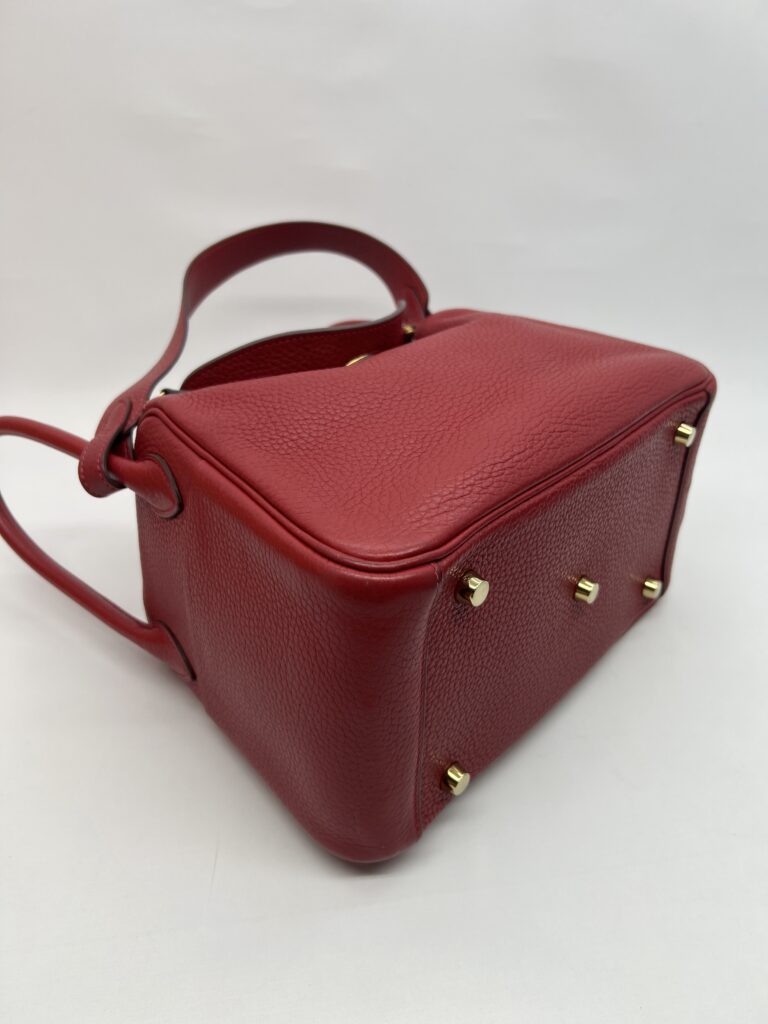 Hermes Lindy 26 Clemence Rouge Garance GHW