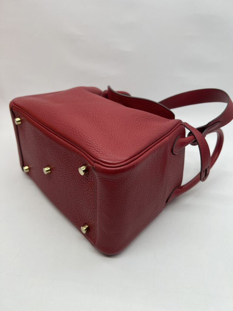 Hermes Lindy 26 Clemence Rouge Garance GHW