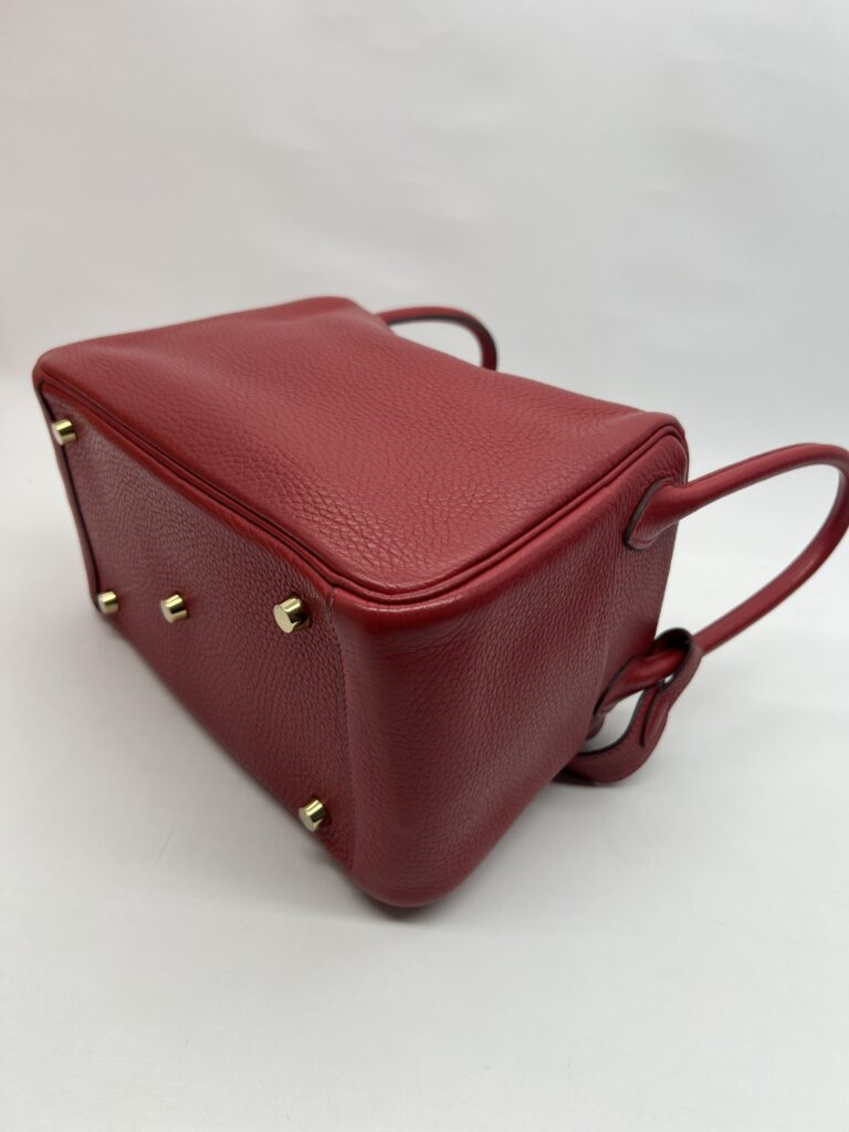 Hermes Lindy 26 Clemence Rouge Garance GHW