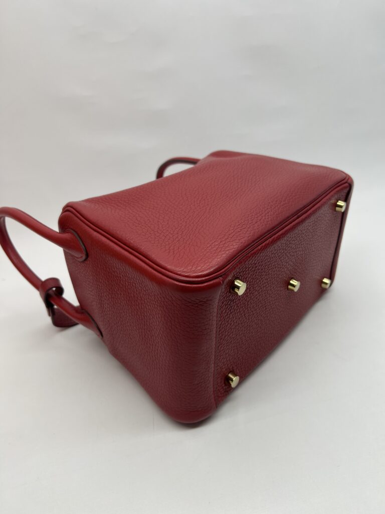 Hermes Lindy 26 Clemence Rouge Garance GHW