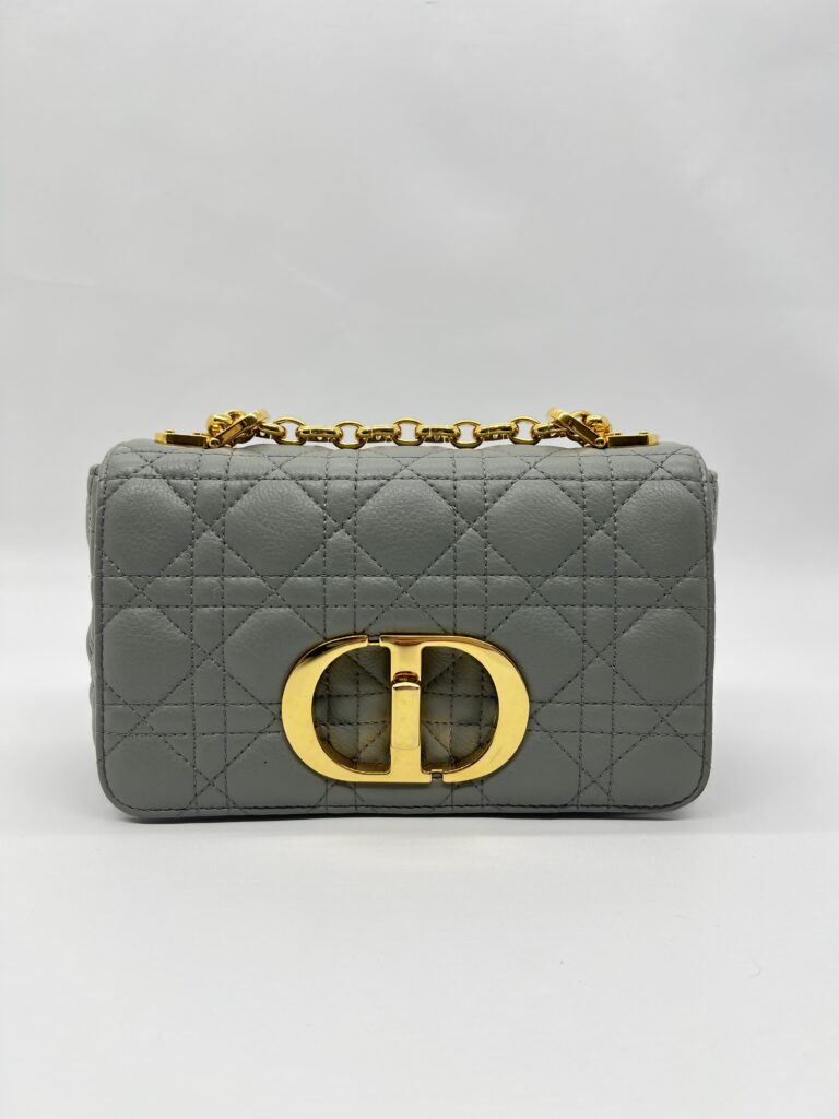 Dior Caro Small Gray GHW
