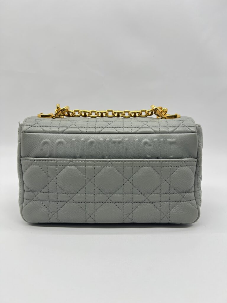 Dior Caro Small Gray GHW