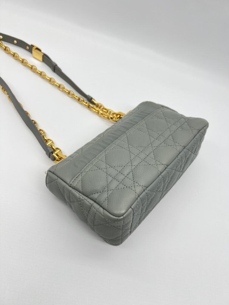 Dior Caro Small Gray GHW