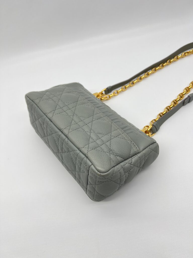 Dior Caro Small Gray GHW