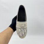Dior Granville Espadrilles Canvas Grey Stone