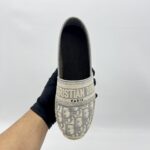 Dior Granville Espadrilles Canvas Grey Stone