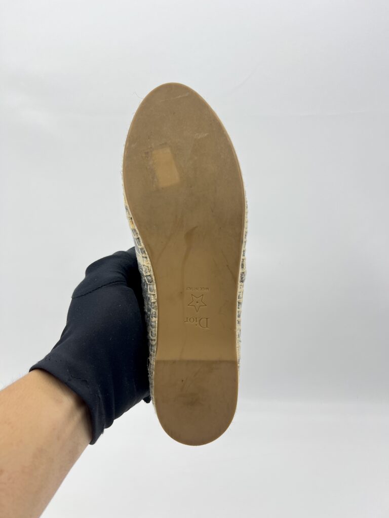 Dior Granville Espadrilles Canvas Grey Stone