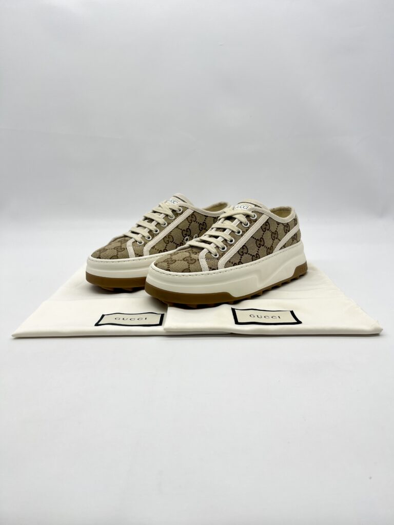 Gucci Tennis 1977 GG Supreme Beige