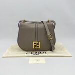 Fendi C’mon Medium Bag Tortora GHW