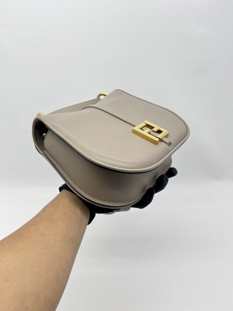 Fendi C’mon Medium Bag Tortora GHW