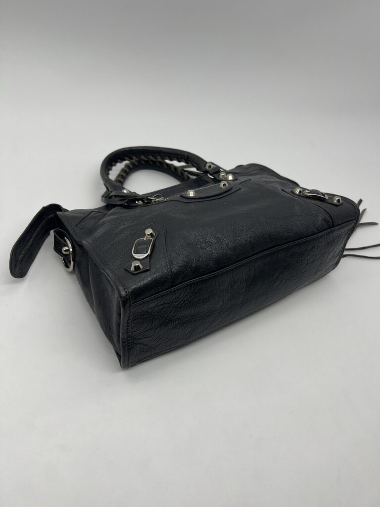 Balenciaga Small Classic City Agneau Dark Grey SHW
