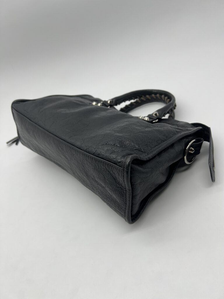 Balenciaga Small Classic City Agneau Dark Grey SHW