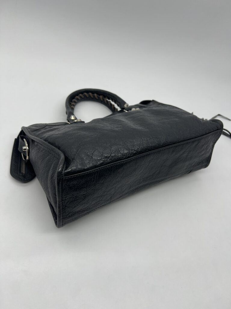 Balenciaga Small Classic City Agneau Dark Grey SHW