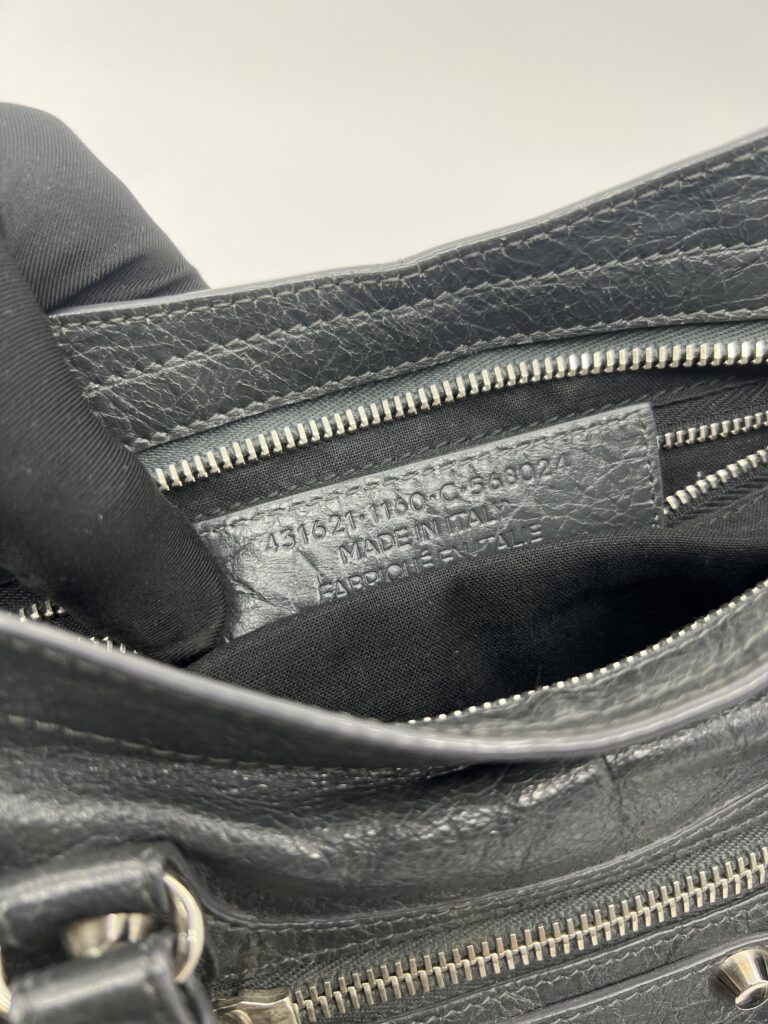 Balenciaga Small Classic City Agneau Dark Grey SHW