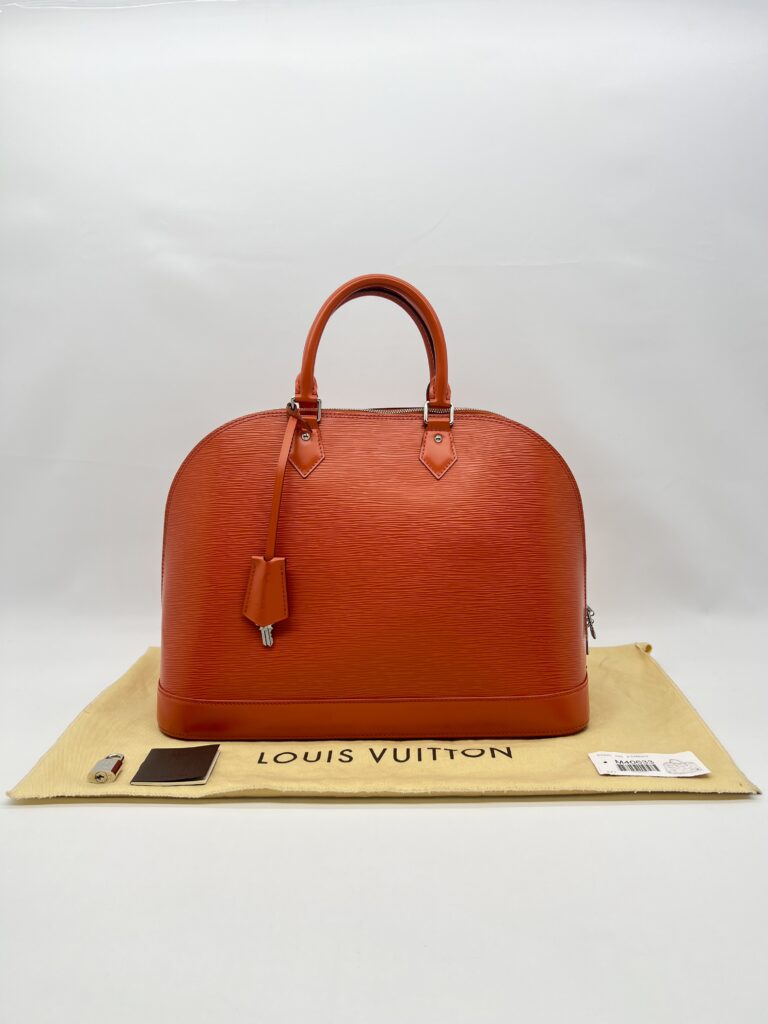 Louis Vuitton Alma GM Piment Epi Orange SHW