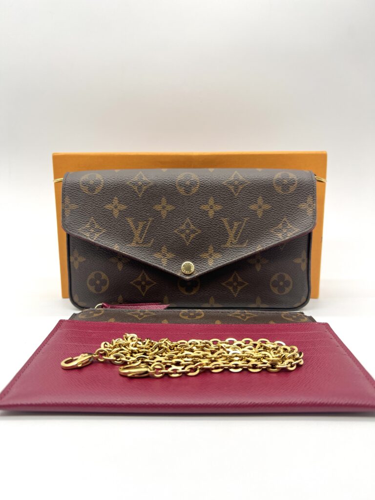 Louis Vuitton Felicie GM Monogram Fuchsia GHW