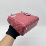 Dior Lady Dior Mini Lambskin Pink SHW