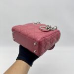 Dior Lady Dior Mini Lambskin Pink SHW