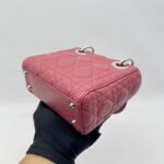 Dior Lady Dior Mini Lambskin Pink SHW