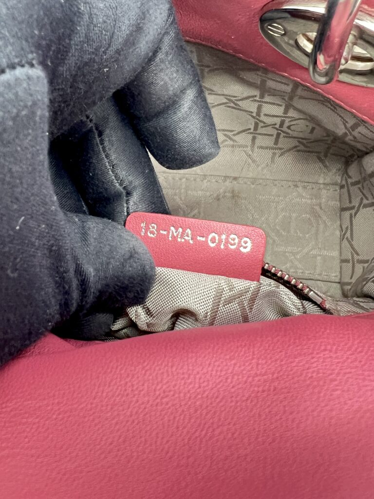 Dior Lady Dior Mini Lambskin Pink SHW