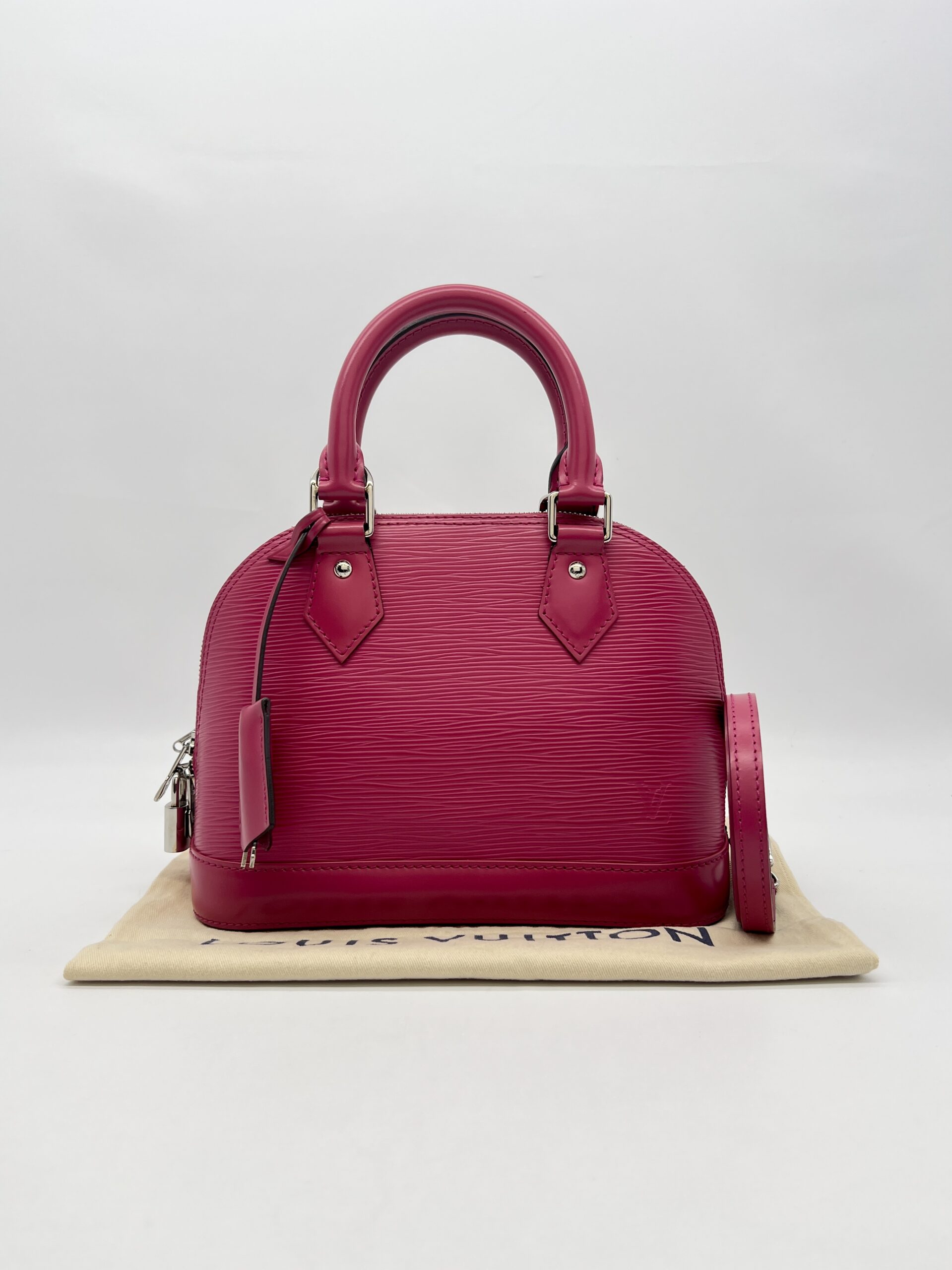 Louis Vuitton Alma BB Epi Pink SHW