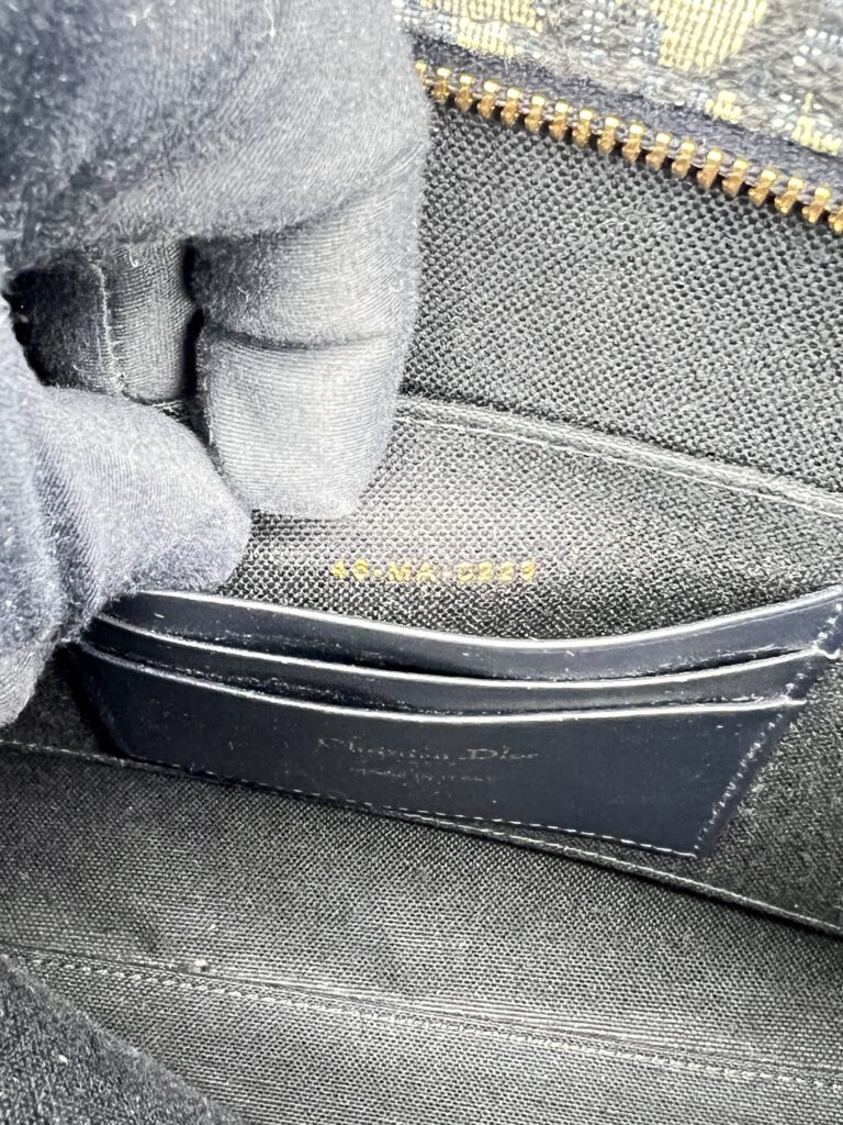 Dior 30 Montaigne Dea Pouch Blue Oblique Canvas GHW