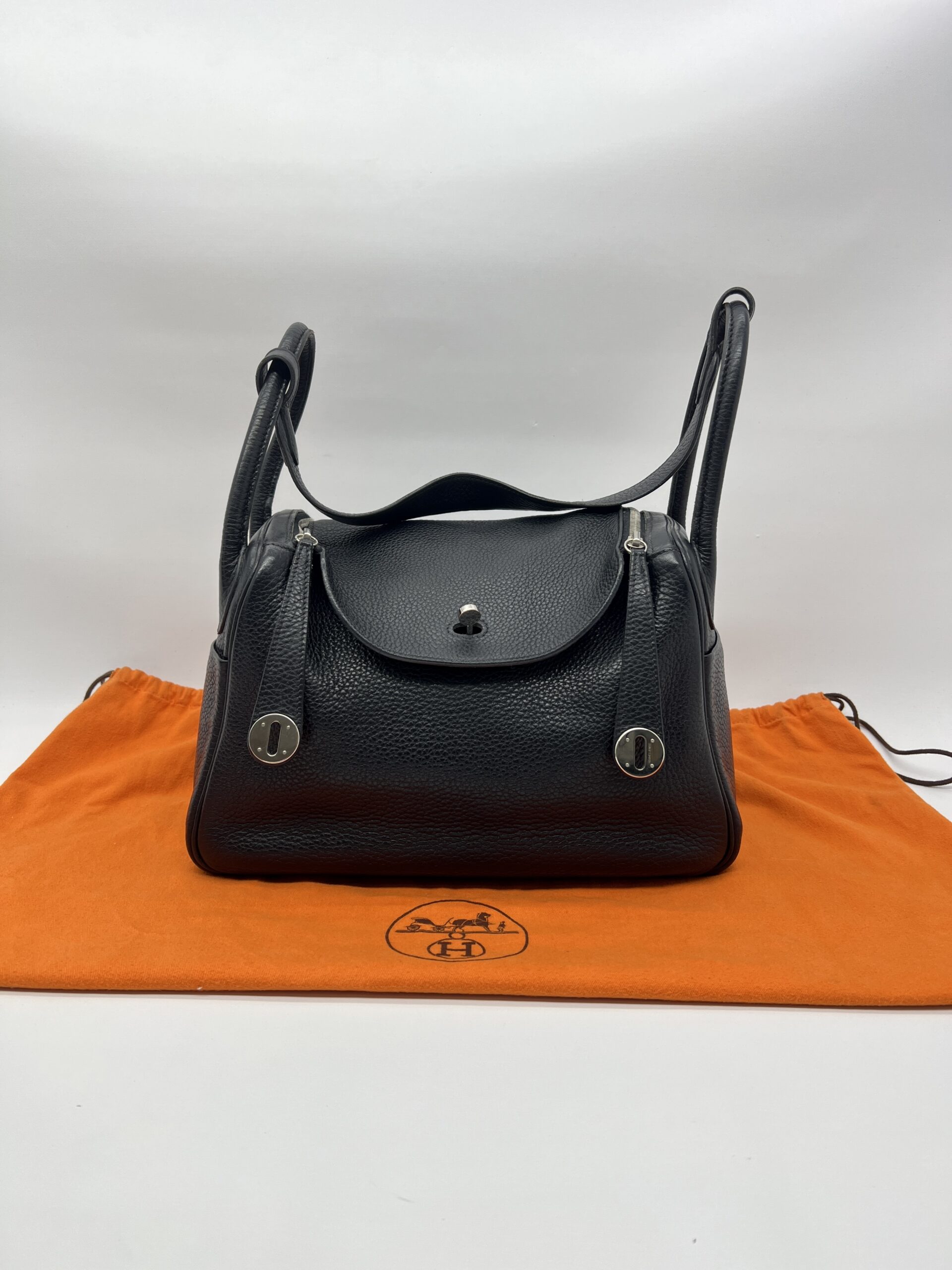 Hermes Lindy 30 Noir Celemence PHW