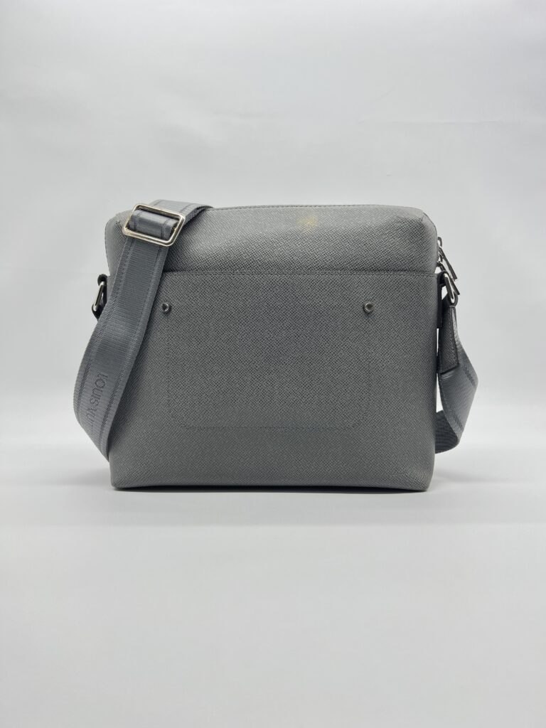 Louis Vuitton Grigori Messenger PM Taiga Grey SHW