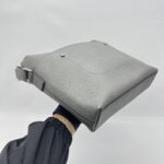Louis Vuitton Grigori Messenger PM Taiga Grey SHW