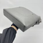 Louis Vuitton Grigori Messenger PM Taiga Grey SHW