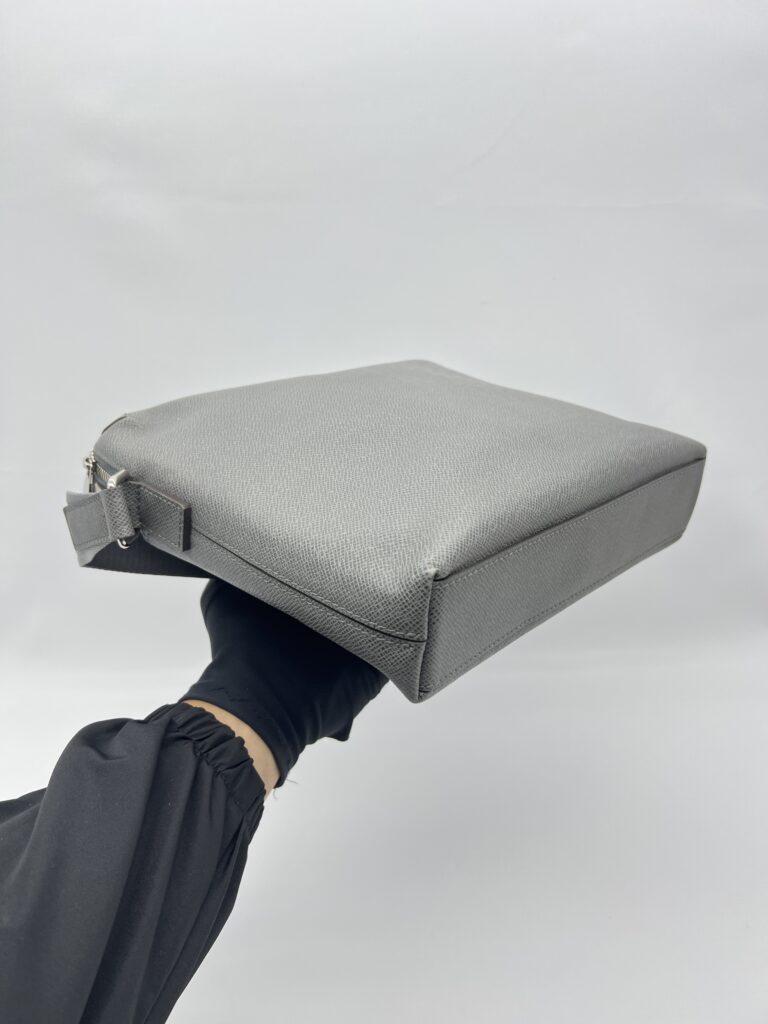 Louis Vuitton Grigori Messenger PM Taiga Grey SHW