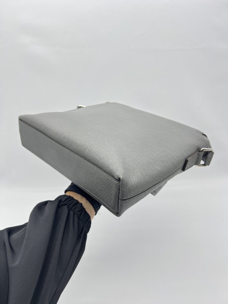 Louis Vuitton Grigori Messenger PM Taiga Grey SHW