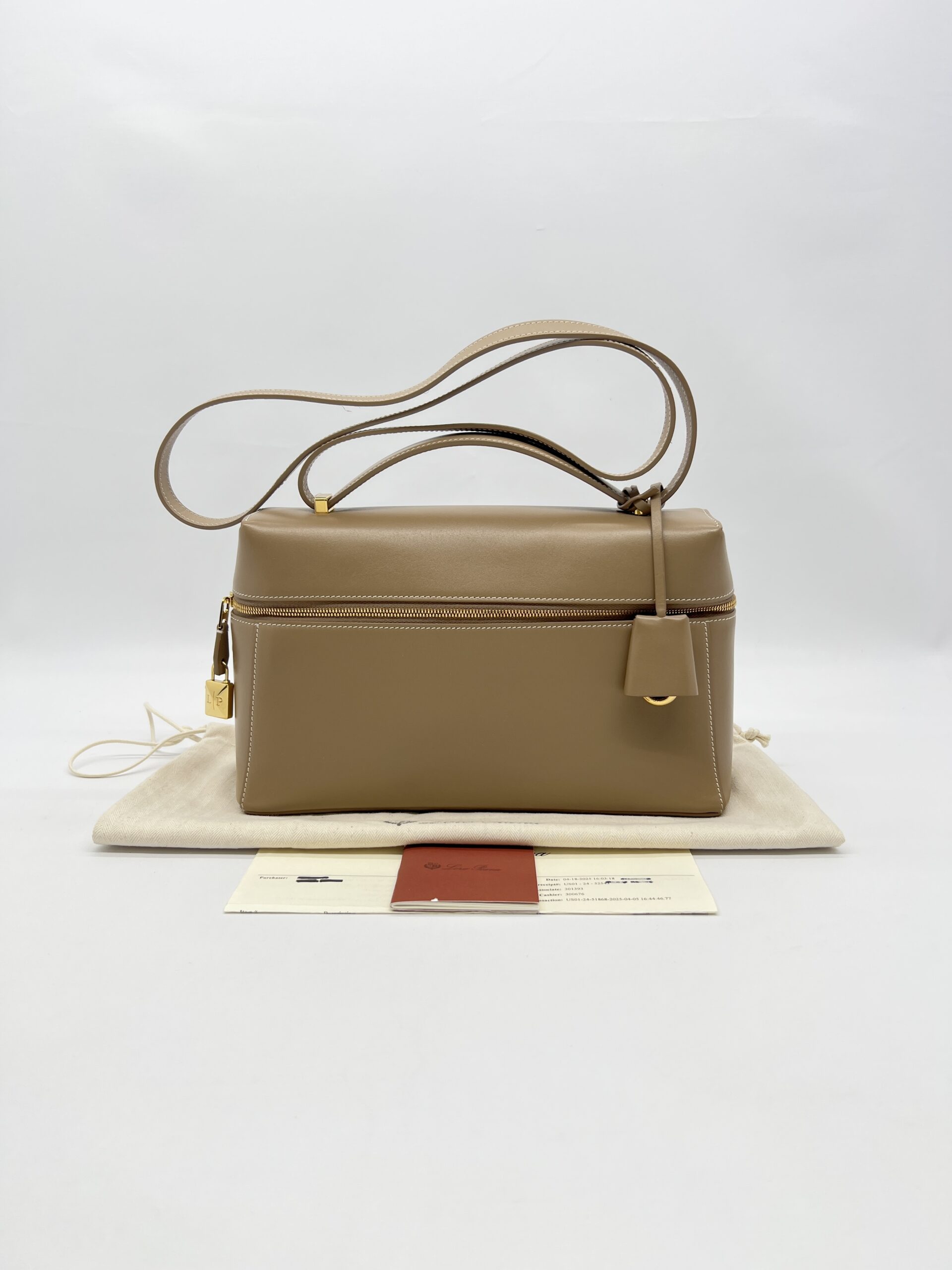 Loro Piana Extra Bag L27 Nude GHW