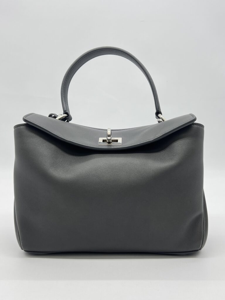 Balenciaga Rodeo Mini Smooth Calfskin Grey SHW