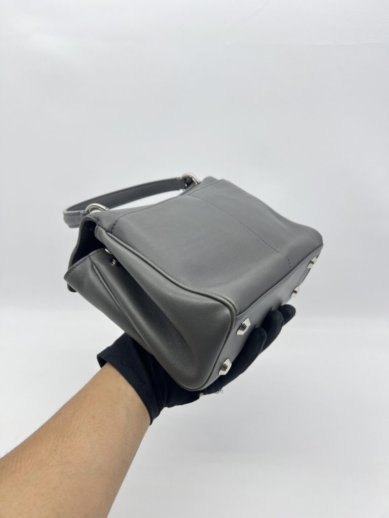 Balenciaga Rodeo Mini Smooth Calfskin Grey SHW