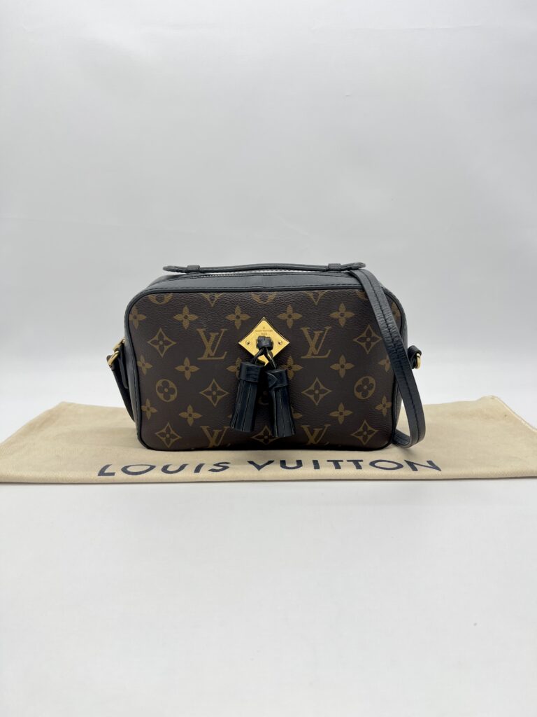 Louis Vuitton Saintonge Monogram Black GHW