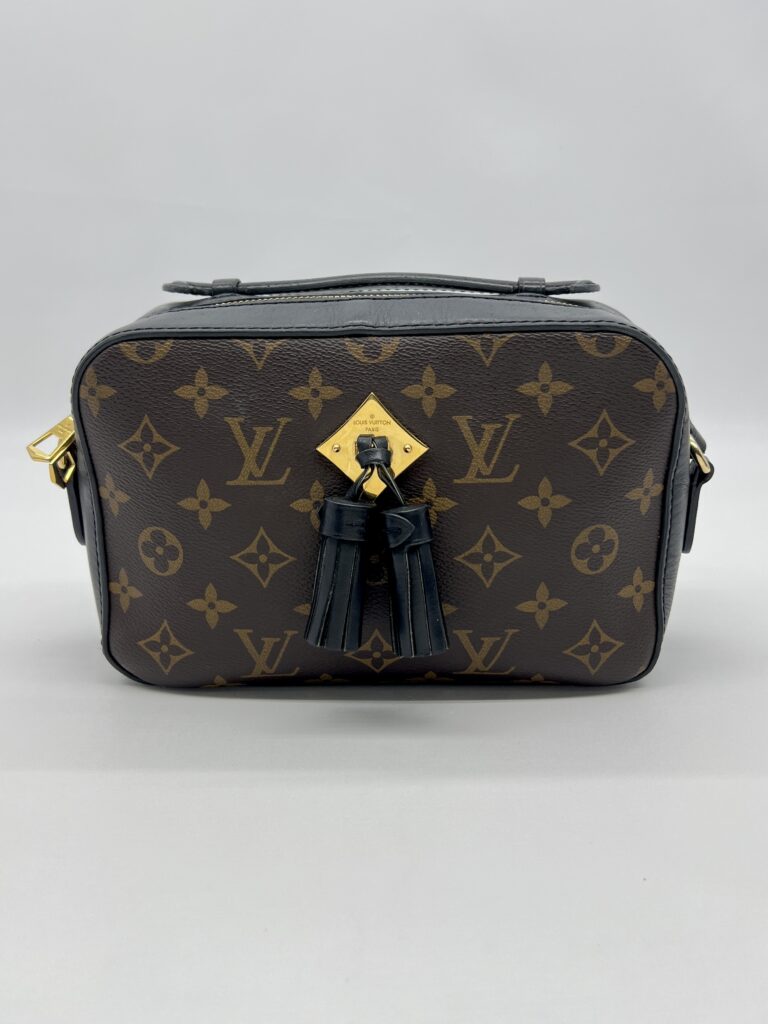 Louis Vuitton Saintonge Monogram Black GHW