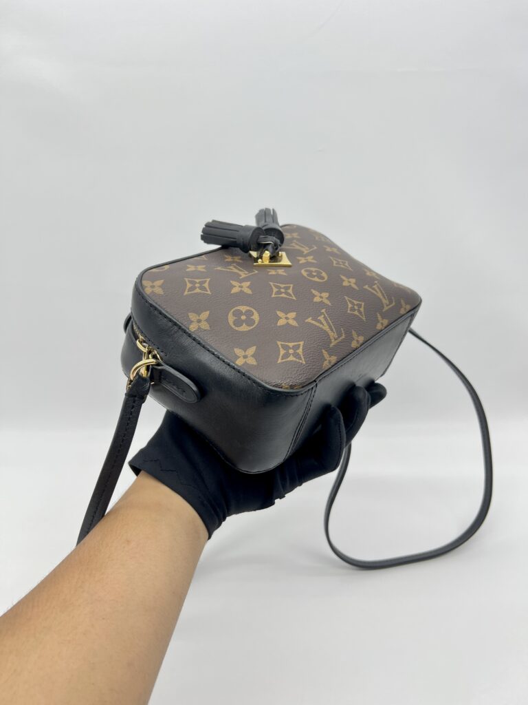 Louis Vuitton Saintonge Monogram Black GHW