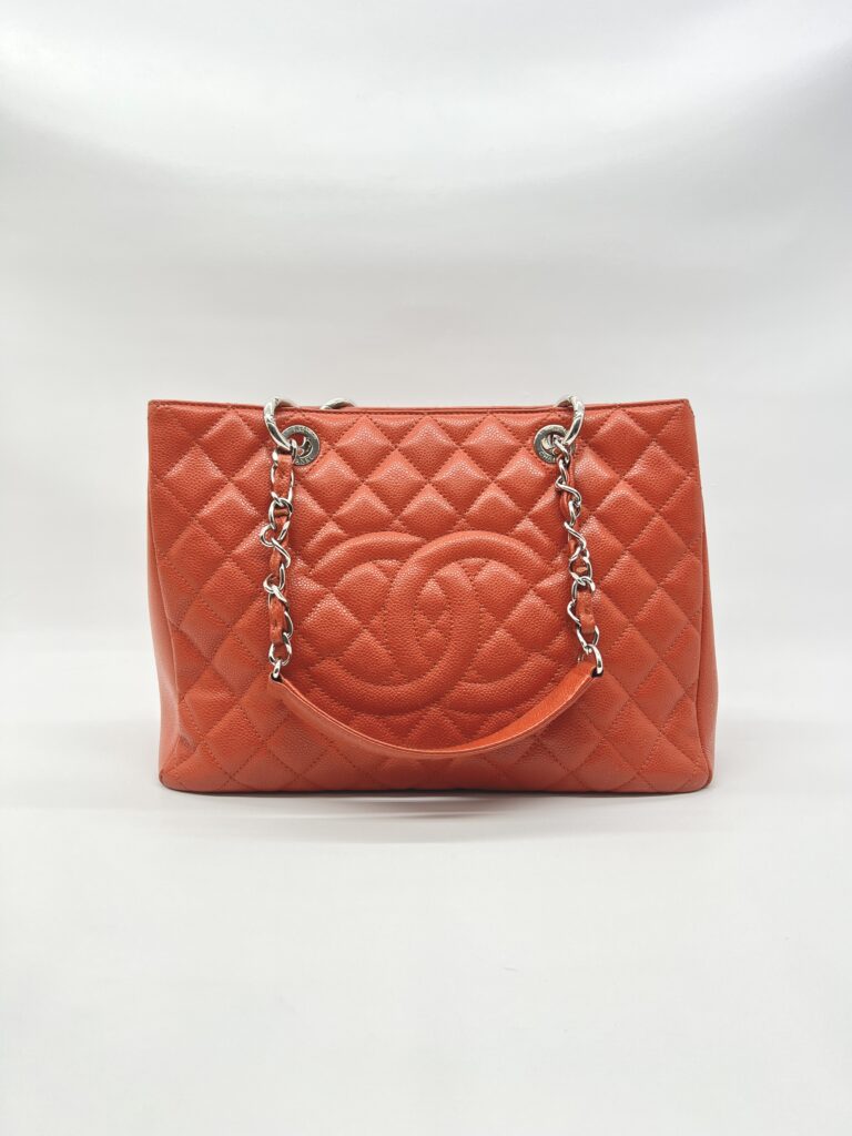 Chanel GST Caviar Orange SHW