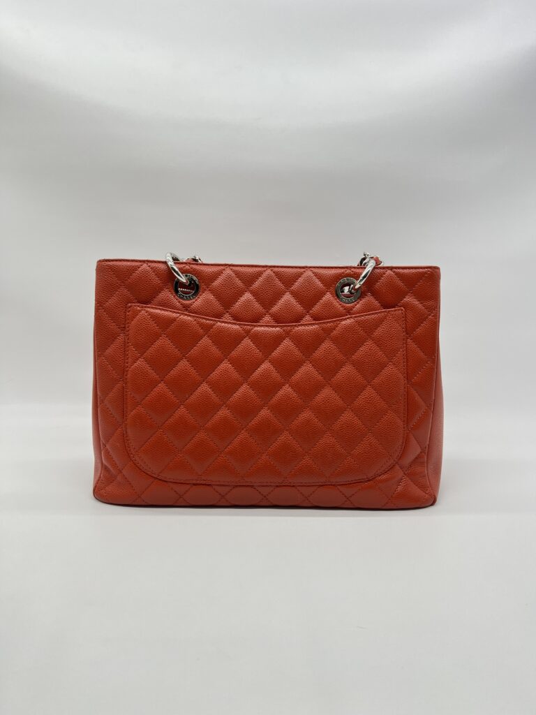 Chanel GST Caviar Orange SHW