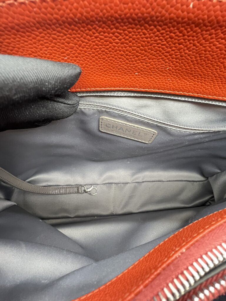 Chanel GST Caviar Orange SHW