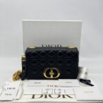 Dior Medium Caro Black GHW