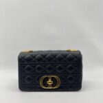 Dior Medium Caro Black GHW